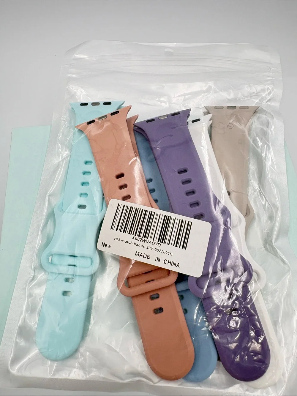 NEW 6 Pack Silicone & 2 Pack Braided 38 mm Watch Bands - Apple Watch